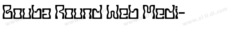 Bouba Round Web Medi字体转换